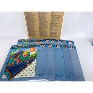 Macmillan Music and You Grade 1 Vinyl Record Set 10 LPs 1988 Educational Vintage